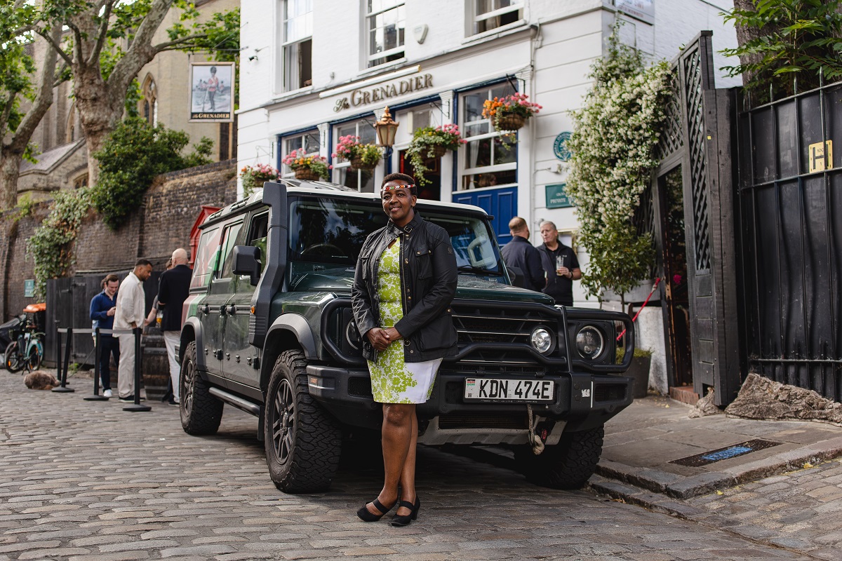 Becky Kim Kenya to London via Cape-to-Cape Departing Nairobi on 13 February, Becky, alongside co-driver and navigator Bonnie Koko, embarked on one of the most ambitious overland expeditions ever undertaken in a production INEOS Grenadier.